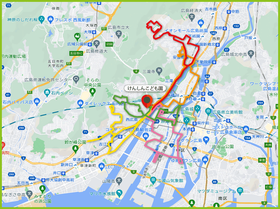 バス路線地図